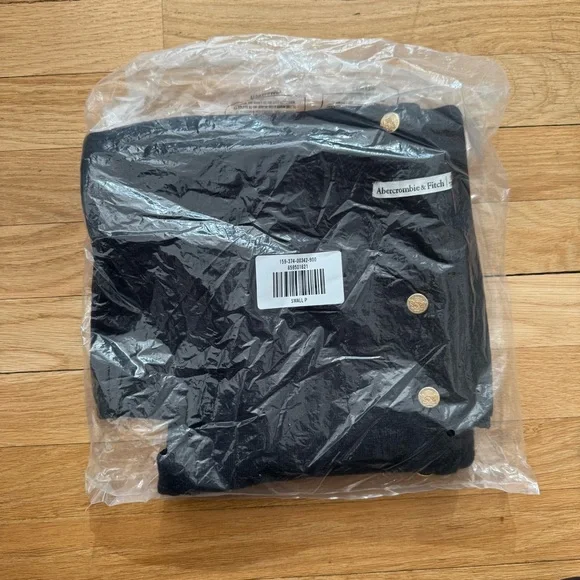 NWT A&F Black Mara Sweater Dress - Picture 3 of 5